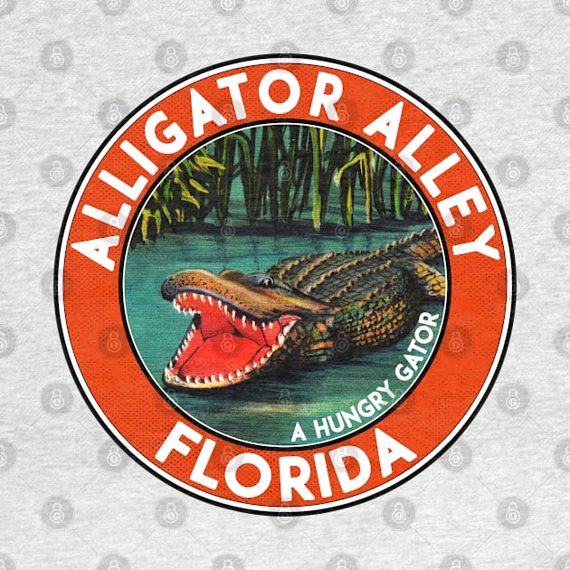 Alligator Alley Florida Interstate 75 Big Cypress Everglades Vintage 2 by TravelTime